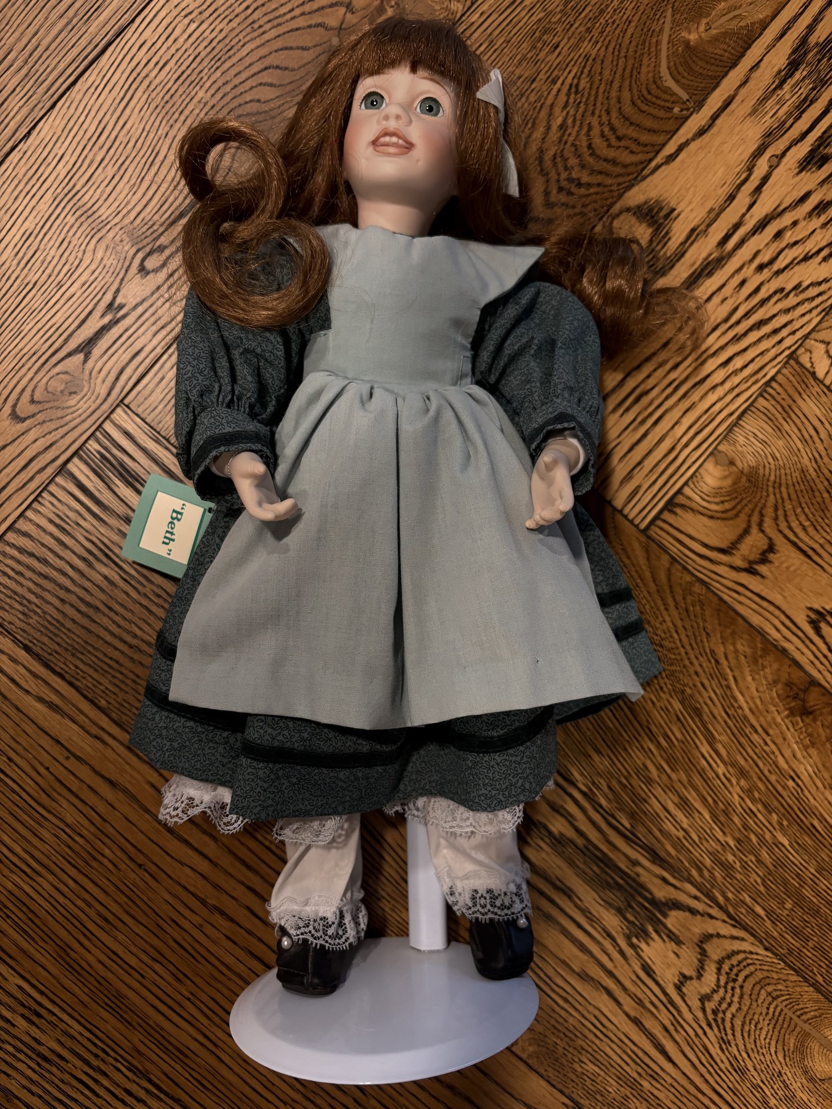 Beth From Little Women By Wendy Lawton Porcelain Doll - Image 2