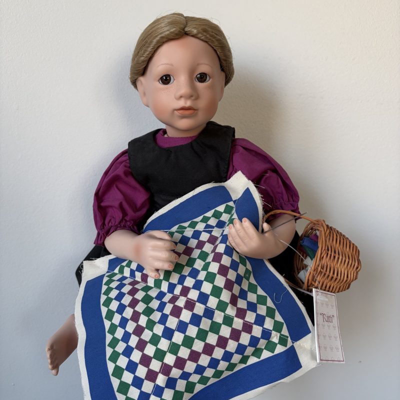 Amish Blessings Ruth Porcelain Doll by Julie Good Kruger