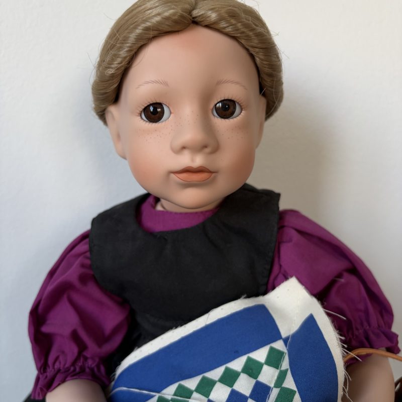 Amish Blessings Ruth Porcelain Doll by Julie Good Kruger