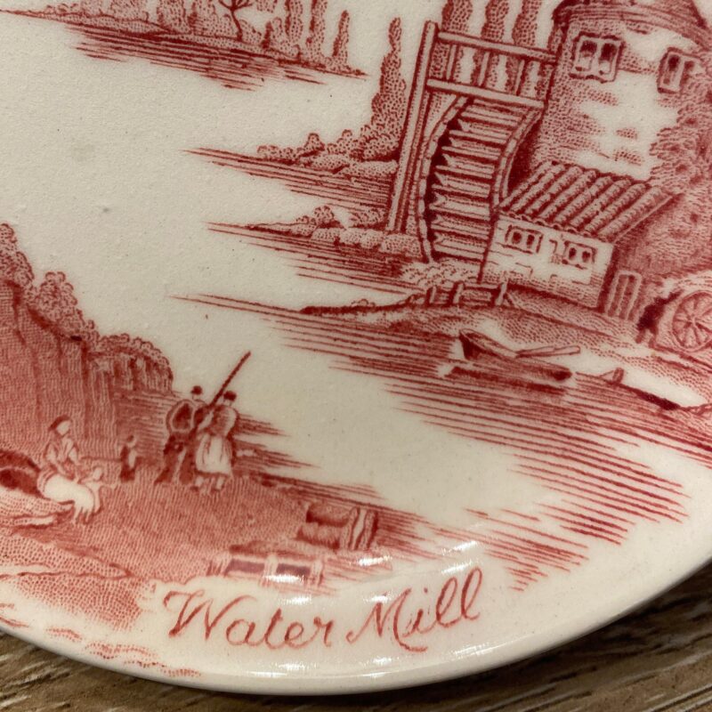 Set of 4 Johnson Brothers “Watermill” Miniature Plates — England — 4.2″