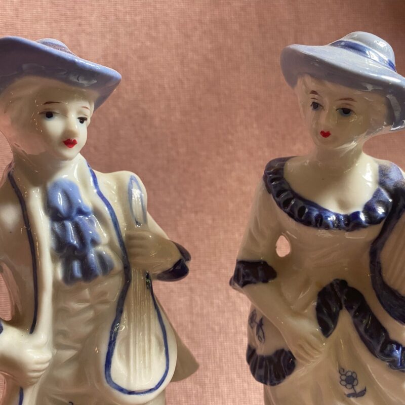 Pair of Vintage Ceramic Figurines — GDR (East Germany) — 1970s