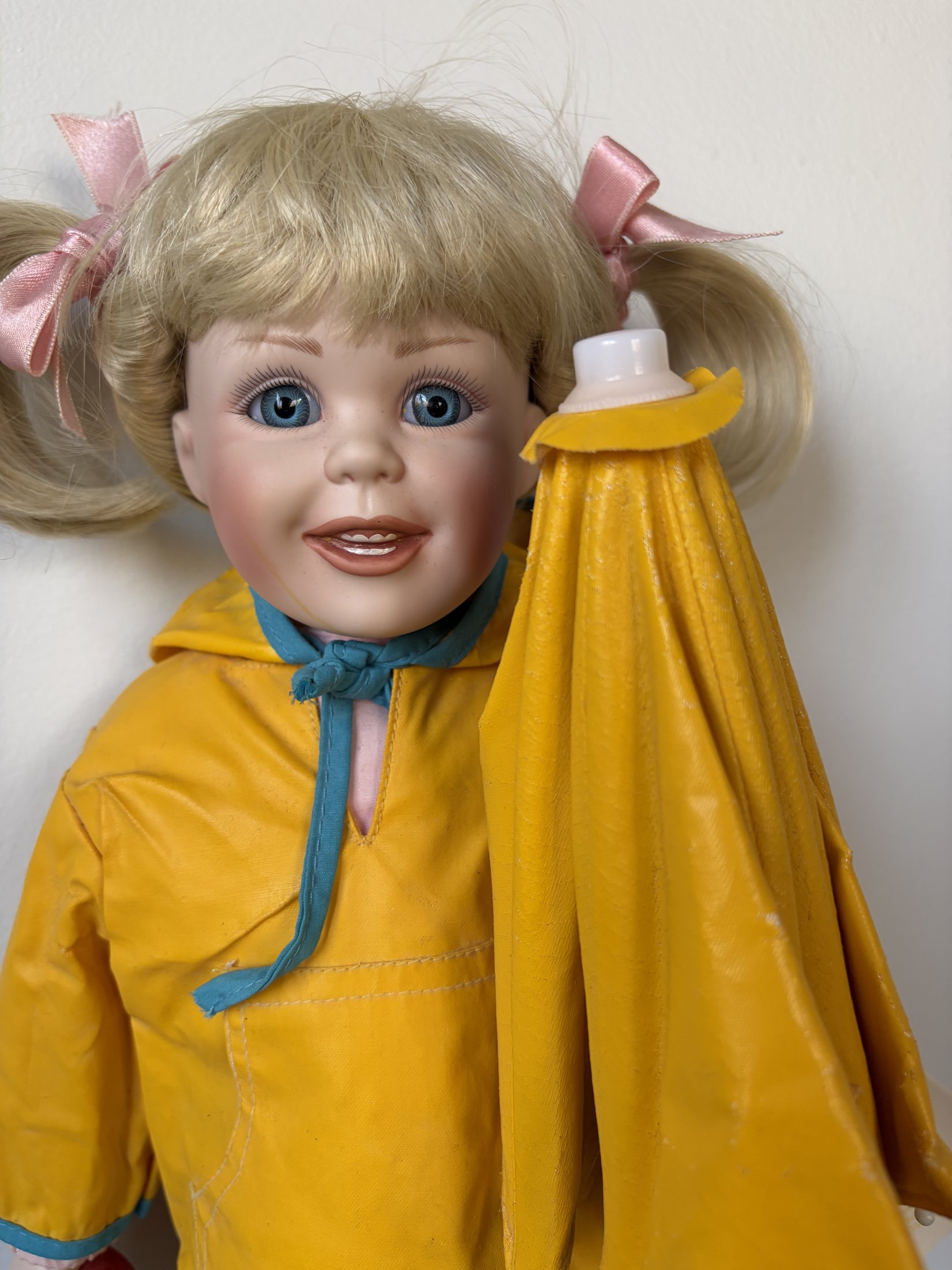 Rainy Day Pals Porcelain Doll by The Hamilton Collection