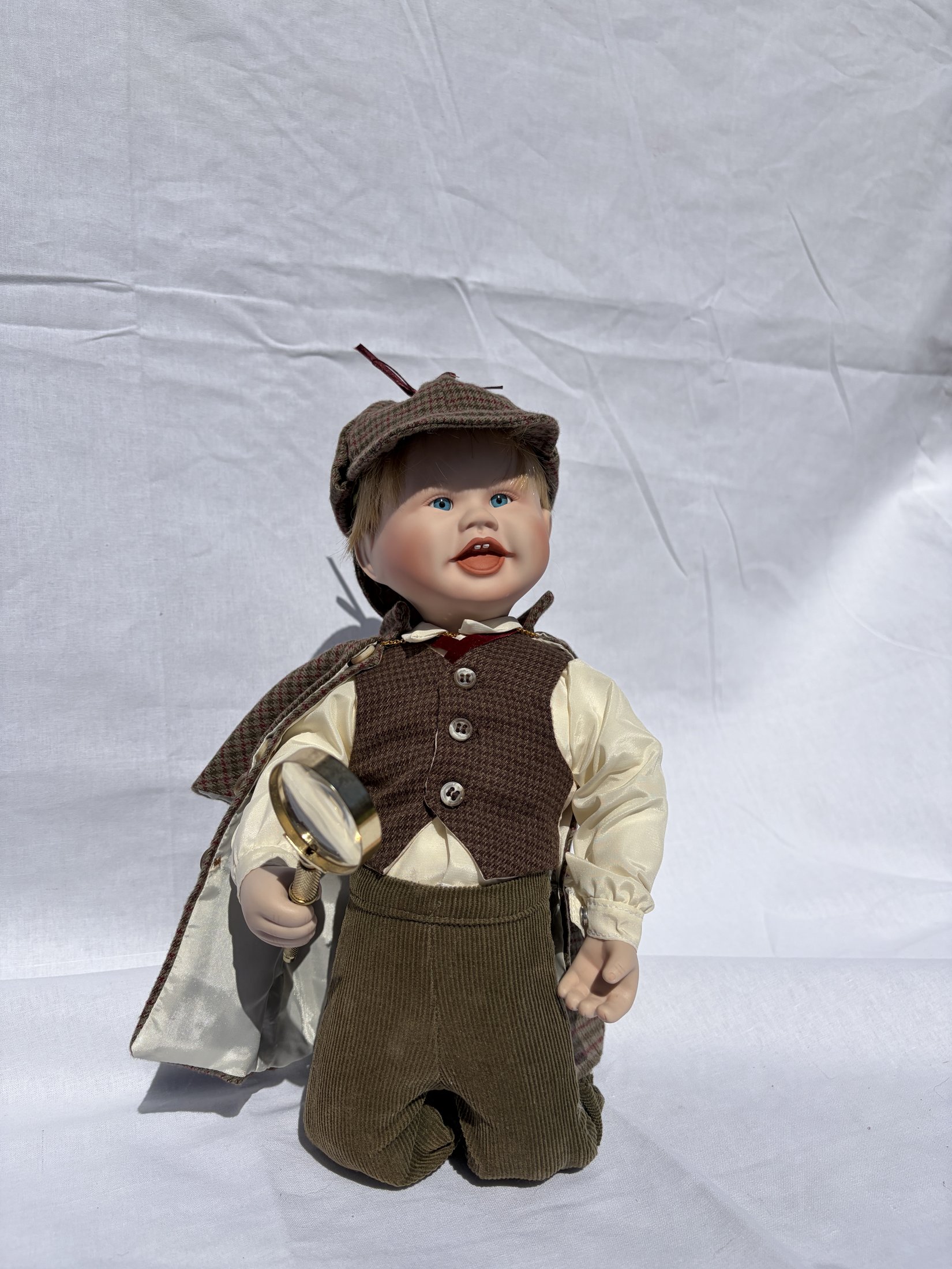 Edwin M. Knowles 'Little Sherlock' Porcelain Doll - Born to be Famous