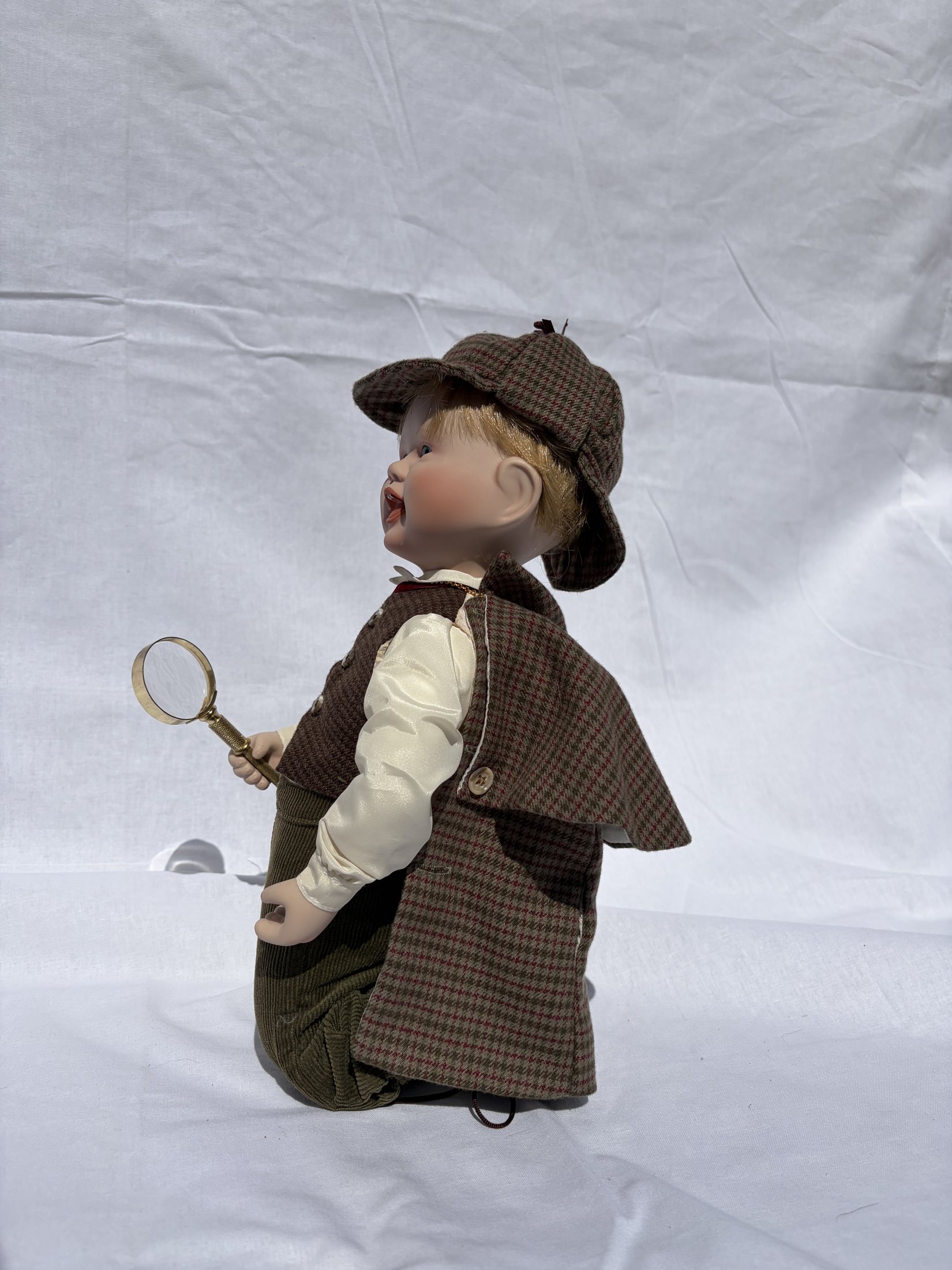 Edwin M. Knowles 'Little Sherlock' Porcelain Doll - Born to be Famous - Image 4