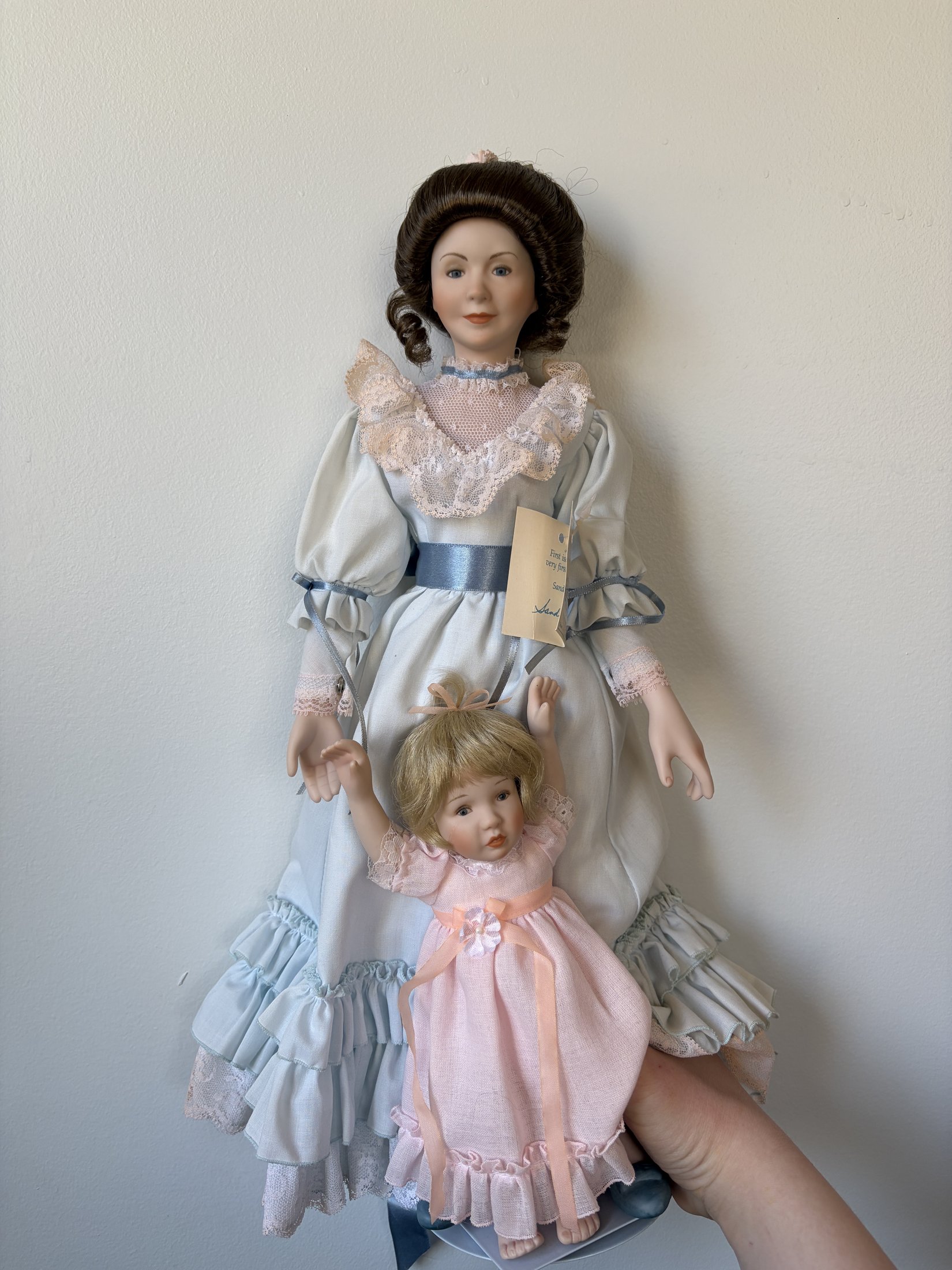 Sandra Kuck 'Loving Steps' Porcelain Doll by Reco 1989 - Image 2