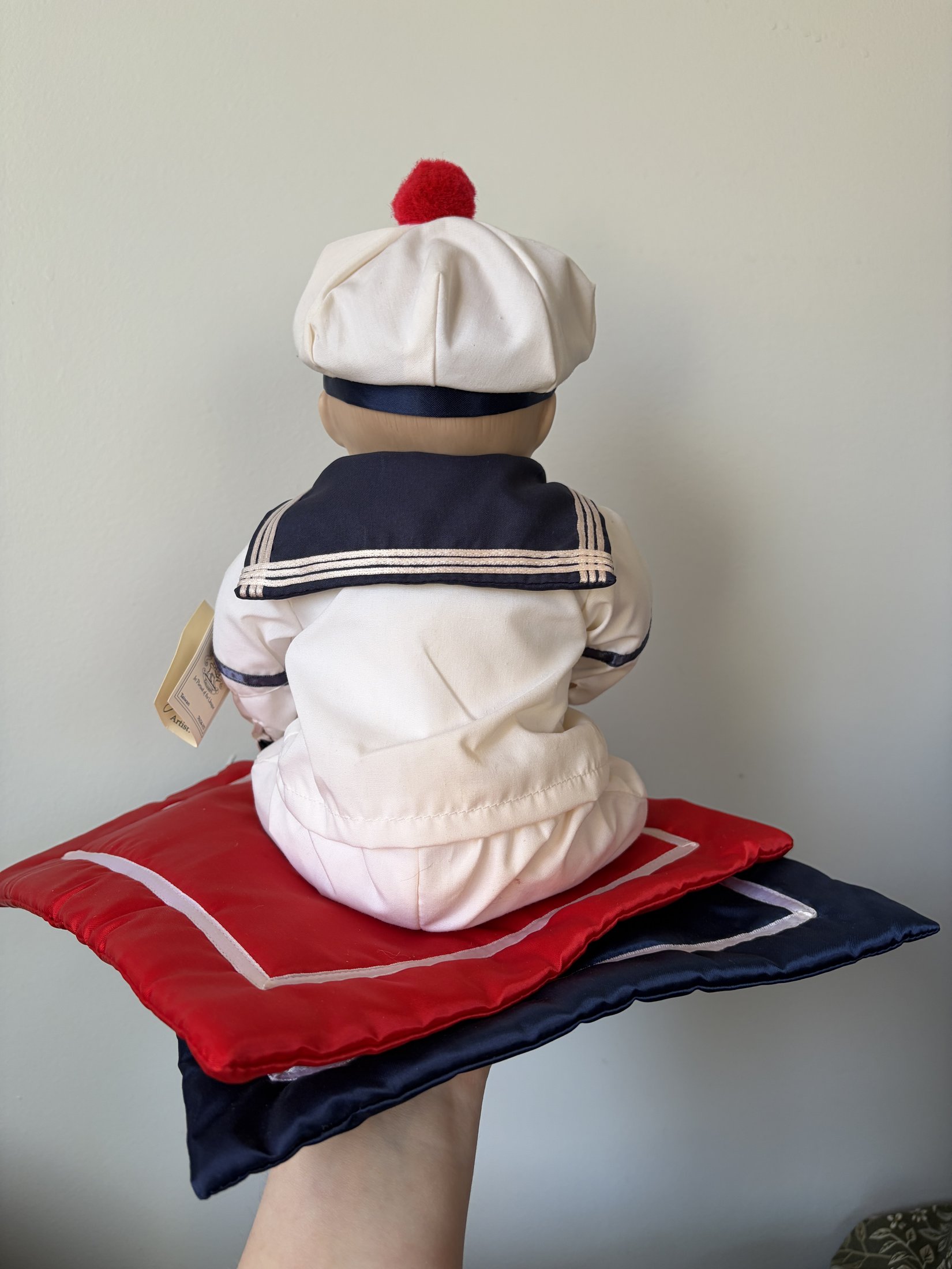 Yolanda Bello Porcelain Doll 'Matthew' Sailor Outfit Edwin M. Knowles - Image 4