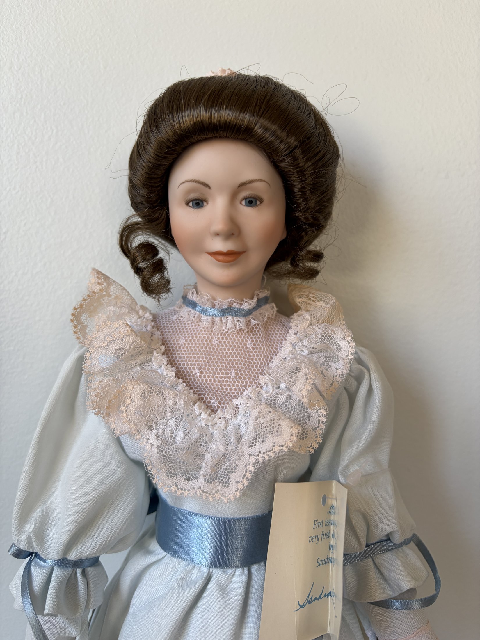 Sandra Kuck 'Loving Steps' Porcelain Doll by Reco 1989 - Image 7