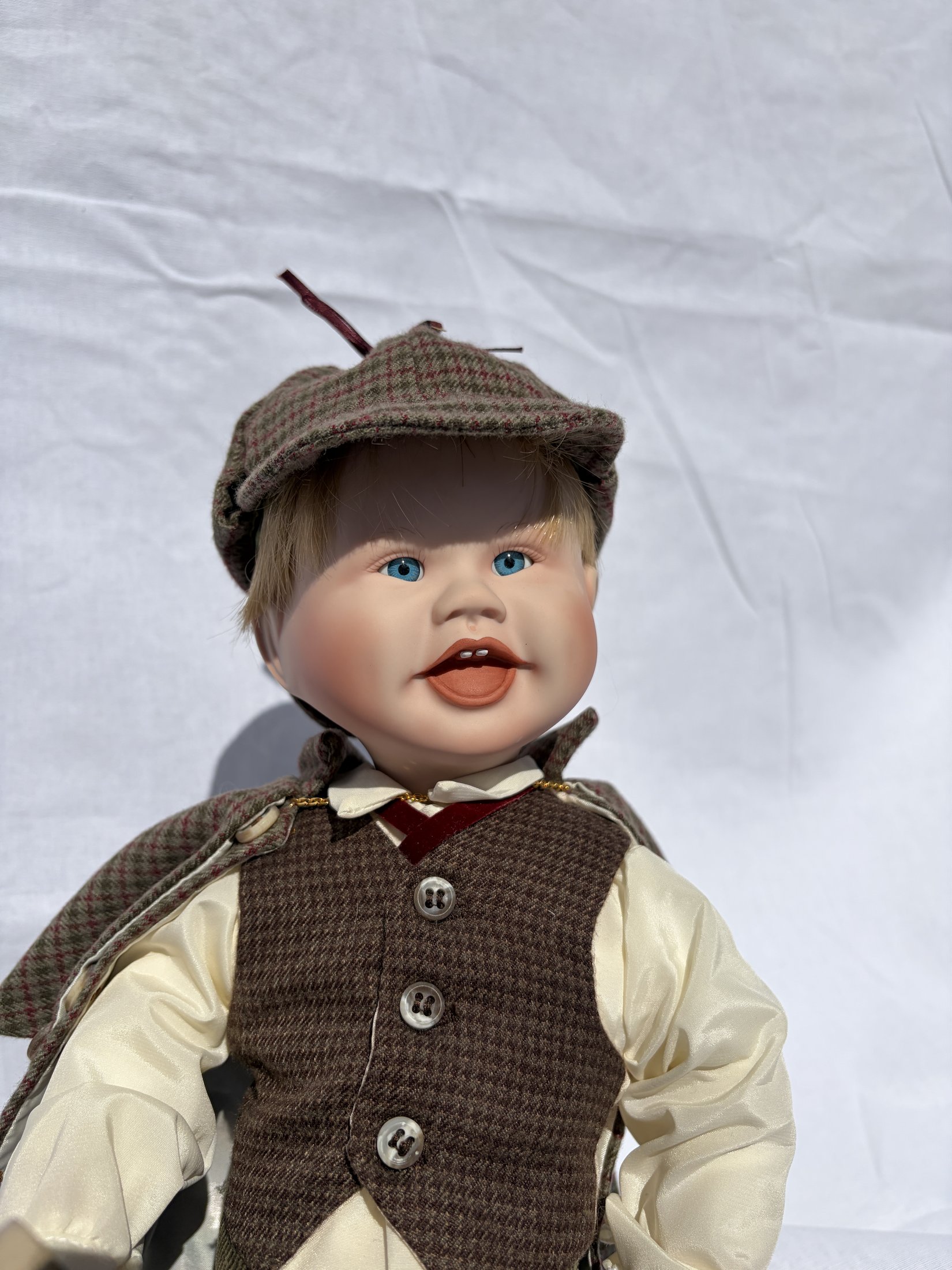 Edwin M. Knowles 'Little Sherlock' Porcelain Doll - Born to be Famous - Image 6