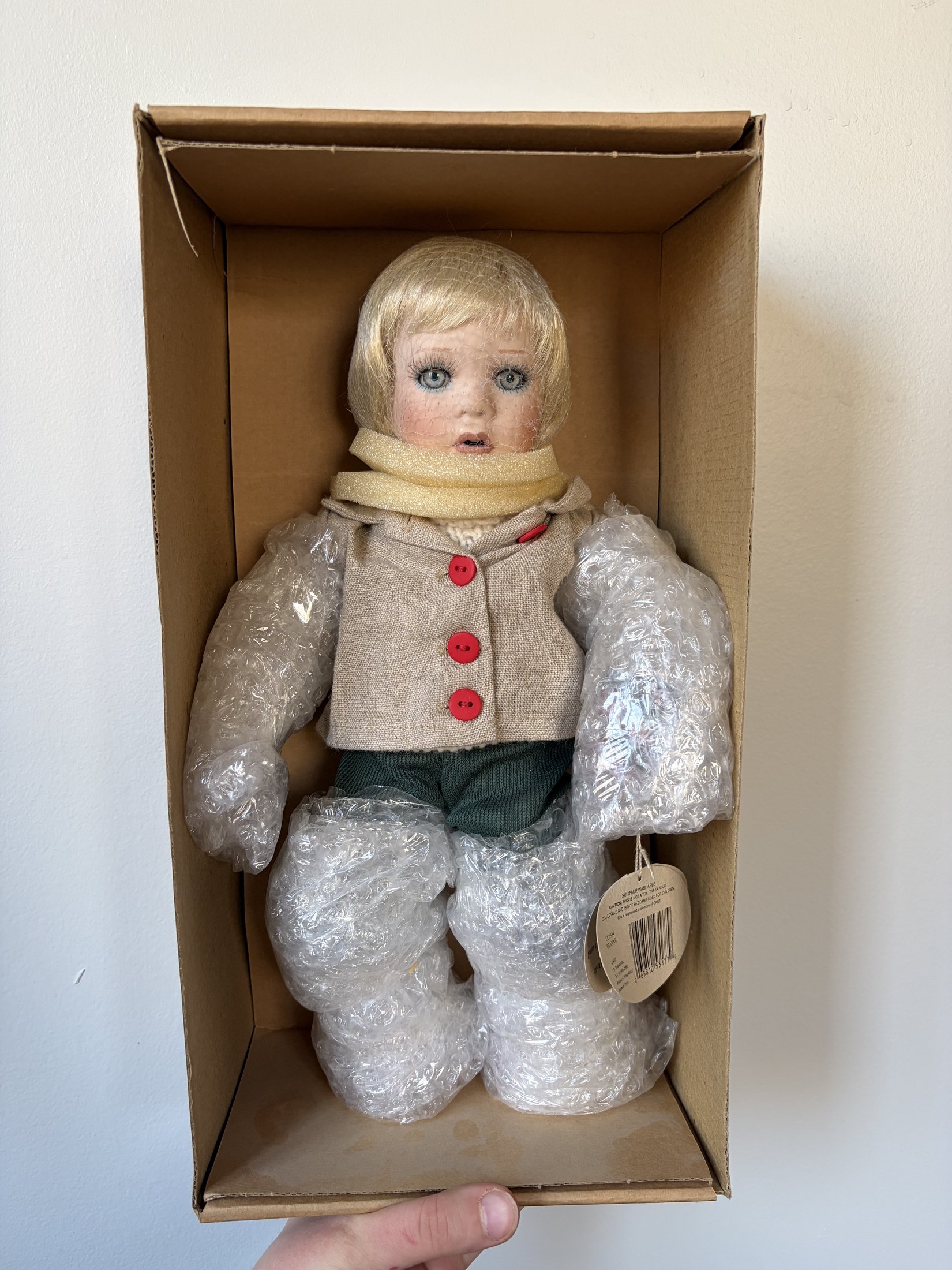 Ganz Cottage Collectibles Porcelain Doll Dyanne Artist Designed - Image 5